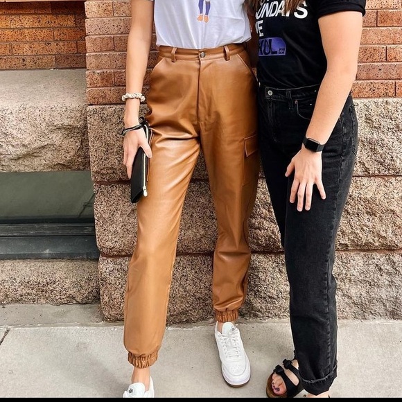 Tall Faux Leather Trousers - Picture 6 of 6